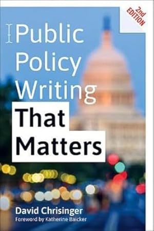 Book cover Public Policy Writing That Matters