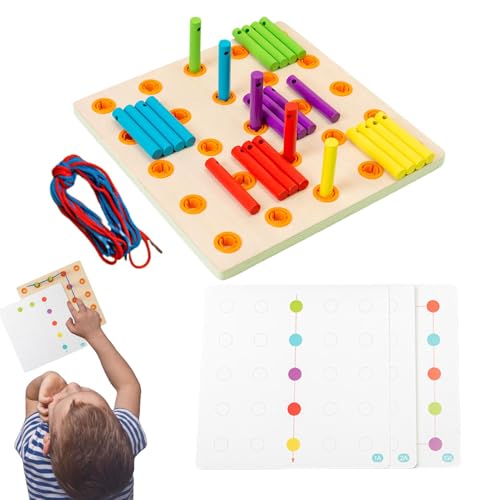 Coordination œil-main stimulée avec la planche à lacer éducative 22 cm