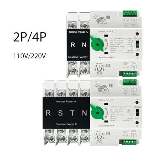 Inverseur de source automatique 4P 110V de haute précision - 4