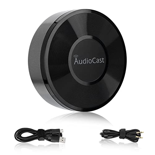 Adattatore musicale wireless WiFi Audiocast che supporta lo streaming audio a sistemi di altoparlanti su rete Wi-Fi da dispositivi mobili