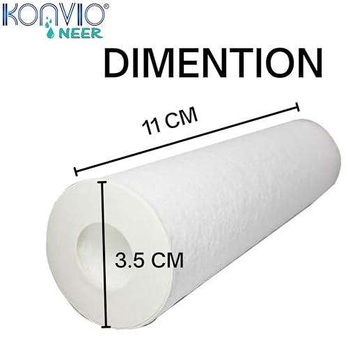Image of Konvio Neer PP Spun Cartridge for Washing Machine Water Filter to Protects Against Limescale, Hard Water & Odor, Includes 20 Anti-Scalent Balls, (PP Cartridge of Washing Machine Filter)