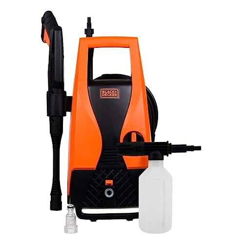 BLACK+DECKER Lavadora de Alta Pressão, Elétrica, com Função Auto Aspirante e Armazenamento de Acessórios, Modelo PW1450TD, 220V