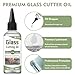 INNOVAYOU 100ml Glass Cutting Oil, Specially Formulated for Use with Any Vitreous Cutter Tool, Glass Cutter Oil Used for Cutting Stained Vitreous, Tiles and Mirrors