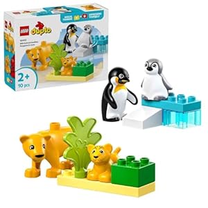Amazon.co.jp - レゴ® デュプロ デュプロのまち どうぶつのかぞく:ペンギンとライオン 10442