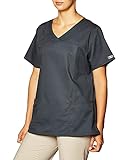 Prinzessinnen-Nähte CHEROKEE Damen Workwear Core Stretch V-Ausschnitt Scrubs Shirt - Grau - X-Groß
