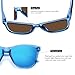 MEETSUN Polarized Sunglasses for Women Men Classic Retro Trendy Designer Style Blue