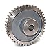 Boston Gear NK40B Spur Gear, 14.5 Pressure Angle, Cast Iron, Inch, 5 Pitch, 1.188" Bore, 8.400" OD, 1.750" Face Width, 40 Teeth