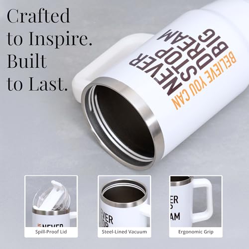 Image of To The Nines Rakhi Gift Set for Brother - Rakhi With Tumbler With Handle Straw & Lid, Tilak Material & Greeting Card