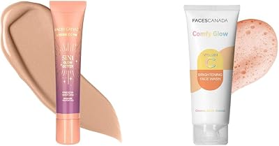Strobe CC Tint Mini - Sunset Glaze 02, 18ml & Comfy Glow Vitamin C Face Wash - 50ml