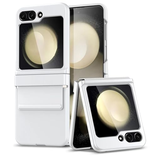Coque Samsung Z Flip 6 blanche rigide et fine pour smartphone