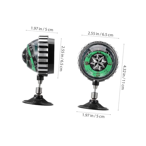 Brújula bola Healifty para tablero de auto ABS miniatura 2