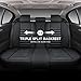HAITOUR Full Coverage Leather Car Seat Covers Full Set Universal Fit for Most Cars Sedans Trucks SUVs with Waterproof Leatherette in Automotive Seat Cover Accessories (Black)