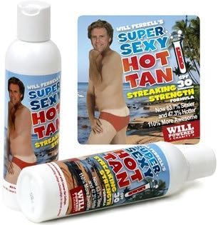 Will Ferrell's Sexy Hot Tan Sunscreen Benefiting Cancer for College