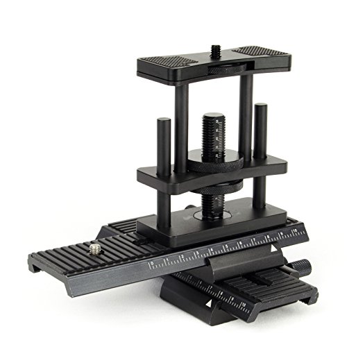 DSLRKIT 6 Way Macro Shot Focus Rail Slider UP Down Right Left Forward Backward