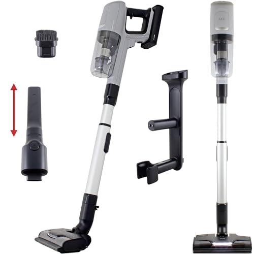 AEG Ultimate 8000 AP81UB25UG 2in1 Akku Bodenstaubsauger & Handsauger, 3 Stufen, Automatik-Modus, LED-Frontlicht, Teleskoprohr, selbstreinigende Bürstrolle, 25,2 V, Grau