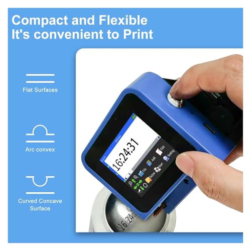 Imprimante jet d'encre portable 12,7 mm pour marquage de date