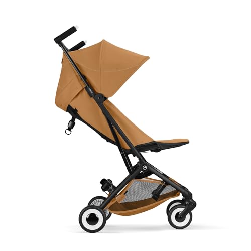 CYBEX Gold Kinderwagen LIBELLE mit handgepäcktauglicher Größe, Von ca. 6 Monaten bis ca. 4 Jahre (max. 22 kg), Ultraleicht (nur 6 kg), Einhand-Gurtsystem, Cinnamon Yellow