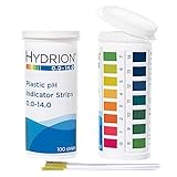 Phydrion - 5920040 pHydrion 9800 Plastic pH Indicator Strips, 0.0 to 14.0, flip top Vial Packaging