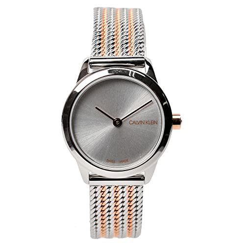 [カルバンクライン]Calvin Klein レディース シルバー ゴールド メッシュベルト K3M23B26 腕時計 [並行輸入品]