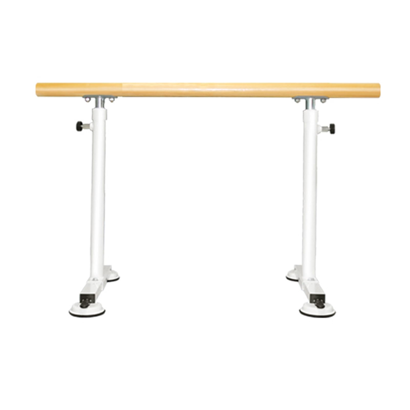 Bastone da ballo regolabile e barra da balletto, in legno, autoportante, per esercitarsi a casa, design antiscivolo del piede, regolabile in altezza, adatto per tutti i livelli di abilità