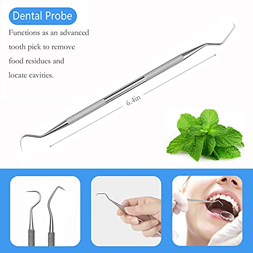 image for SENLMLER Professional Dental Pick Tools Kit, Teeth Cleaning Calculus R