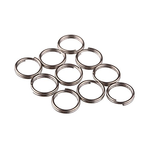 Ti-Edc Split Rings Titanium Small Key Rings Pack Of 10 (10Mm) #TOP10