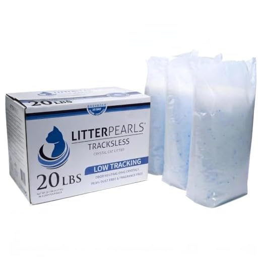 Litter Pearls Tracksless Crystal Cat Litter 20-Pounds