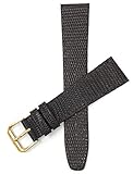 Uhrenarmband, Leder, Eidechsenmuster, dünn, goldfarbene Schnalle, 12 mm