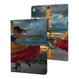 Flying Skirt Dancing People Tablet Case Compatible with ipad Pro/2016 ipad Pro (9.7in) Protective Case Stand Protective Cover
