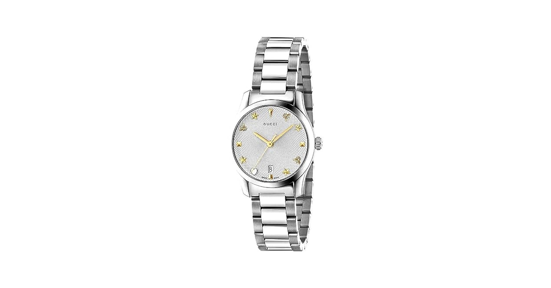 Amazon.co.jp: GUCCI GUC・18S GﾀｲﾑﾚｽﾗｳﾝﾄﾞｽﾃﾝﾚｽLｳｫｯﾁ