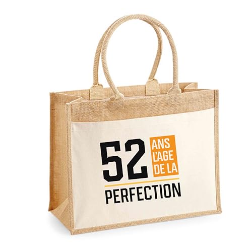 Sac Cabas Jute idéal pour le marché et les sorties de plage estivales