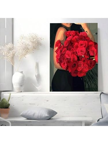 Décoration murale 80x140cm grand format avec tableau fleur - 2