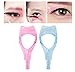 Ericotry 3Pcs Plastic 3 in 1 Mascara Tool Makeup Eyelash Tool Upper Lower Eye Lash Mascara Guard Applicator Guide with Eyelash Assist Comb Brush Eyelashes Brush for Women Girls