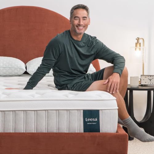 Leesa Sapira Chill 14' Hybrid Mattress, Queen, Medium Firm...
