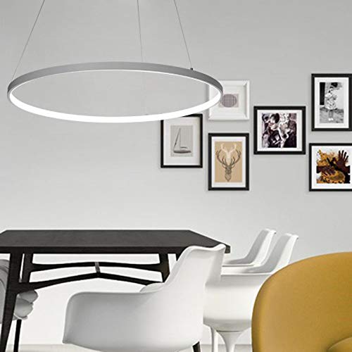Chandelier LED ajustable que elimina sombras molestas en el comedor 6