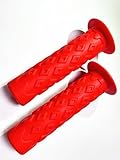 Specialized Replacement Bike Grips, for Beach Cruiser Razor Scooter Foldable Mountain Bicycle Tricycle BMX MTB (RED)