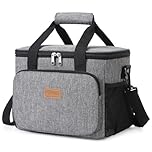 Lifewit Large Lunch Bag of 12 Can (8.5 L), Insulated Lunch Box, Cooler and Cooler Bag for Adults, Men, Women, Grey