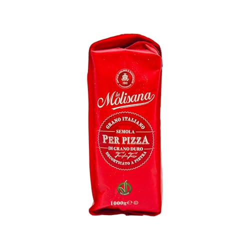 La Molisana, Semola di Grano Duro per Pizza, Solo Grano Italiano Decorticato a Pietra - Ideale per Pizza - Confezione da 1 kg - Immagine 3