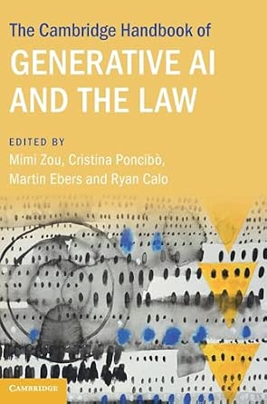 The Cambridge Handbook of Generative AI and the Law book cover