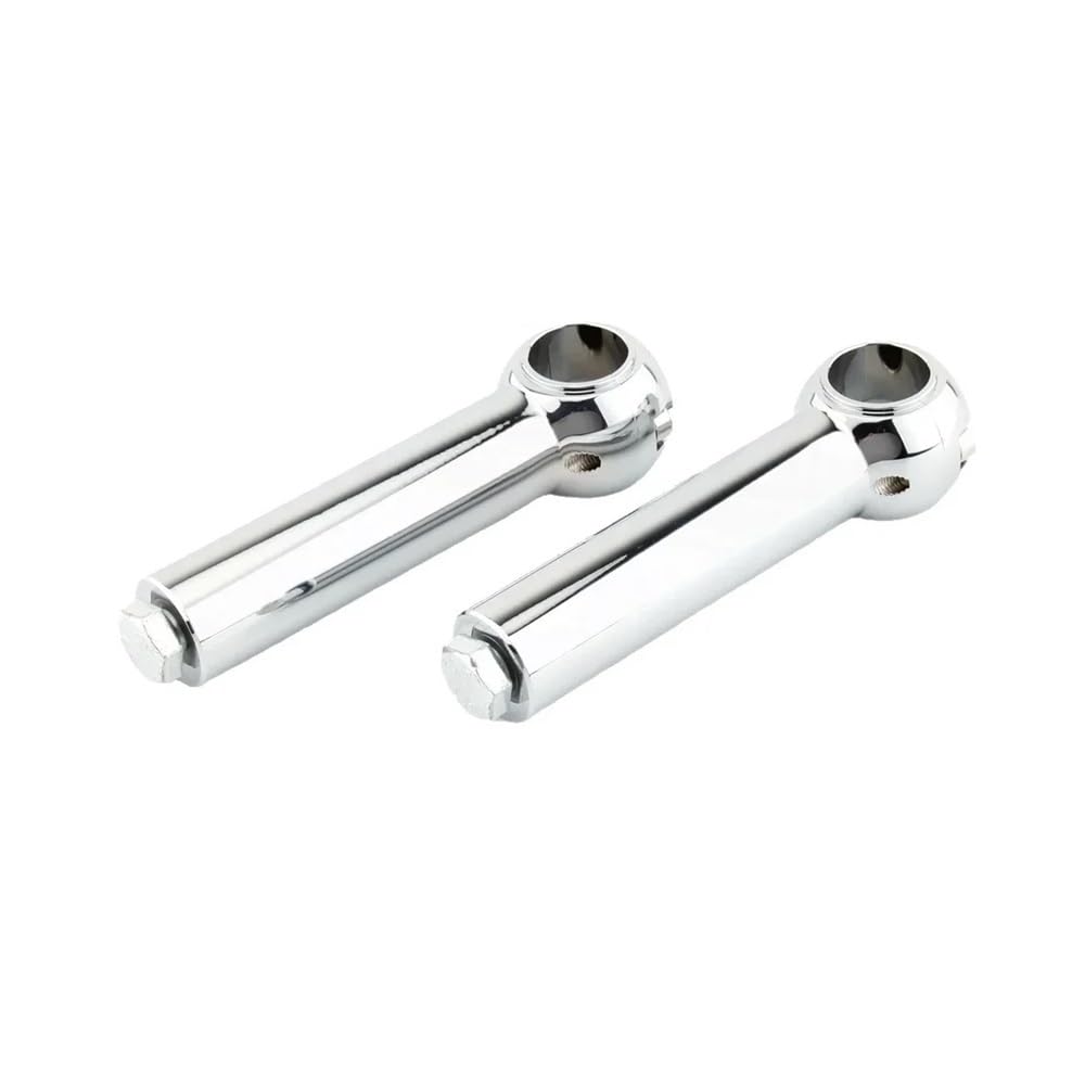 Rehausseur de guidon moto 2.5cm argent 5 pouces pour custom Suzuki
