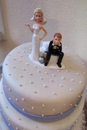 Wilton Ball and Chain Humorous Cake Topper