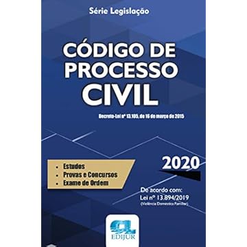 Capa do livro Código De Processo Civil - Série Legislação 2020