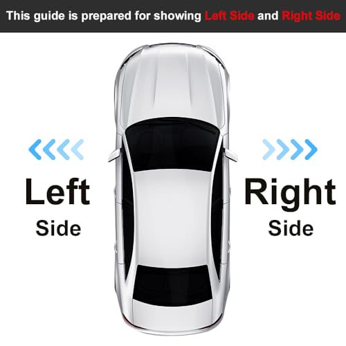 Kacepar Wing Mirror Cover Frame, Door Wing Mirror Frame Cover, Rearview Mirror Cap Compatible with Audi A4 B9 2017-2023, Right 8W08572409B9 - Image 7