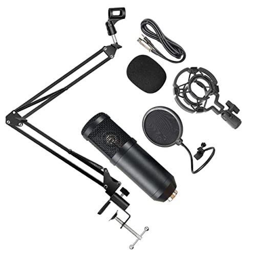 Microphone USB Plug-and-Play à condensateur Toddmomy BM800 avec contrôle du volume