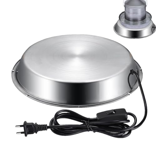 Waterer de frango de inverno, Waterer aquecido de aves | Base de água quente para aves com temperatu