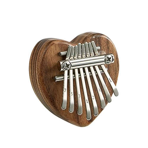 Abaodam 8 親指ピアノ 子供のためのおもちゃ ミニピアノ 脳のおもちゃ ミニカリンバピアノ 子供向けのおもちゃ ミニおもちゃ 組み立てフィンガーピアノ 小さな楽器 木製