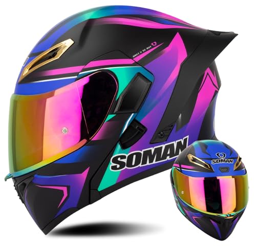 Casque intégral de moto pour rouler confortablement