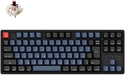 【国内正規品】Keychron K8 Pro ワイヤレス・カスタムメカニカルキーボード/QMK VIAプログラム可能/JISレイアウト/RGBライト/ホットスワップ対応Gateron G Proメカニカルスイッチ/アルミフレーム/有線及びBluetooth無線対応/Mac Windows Linux対応 (Gateron G Proメカニカル茶軸)