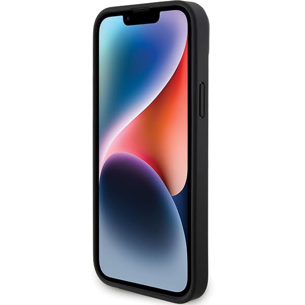 Coque rigide BMW pour iPhone 14 Plus avec finition perforée premium