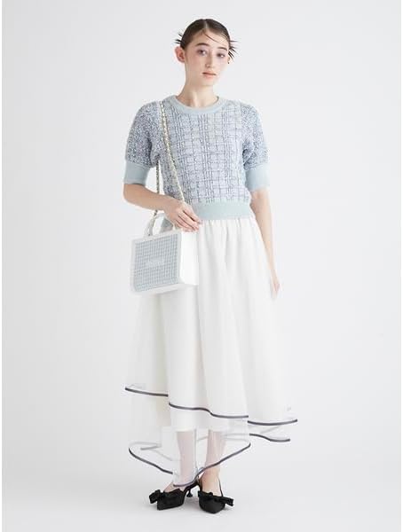 Amazon.co.jp: [ファーファー] ラメチュールトリミングヘム